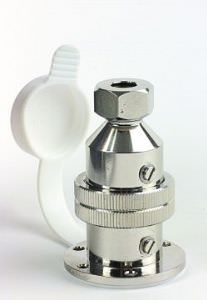 WATERPROOF PLUG & SOCKET- 5/7 AMP PLUG 2 PIN (click for enlarged image)